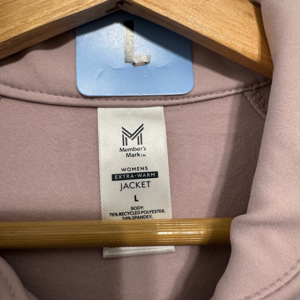 Member’s Mark‎ Women's Lavender Zip Up Jacket Size: Large - Picture 4 of 7